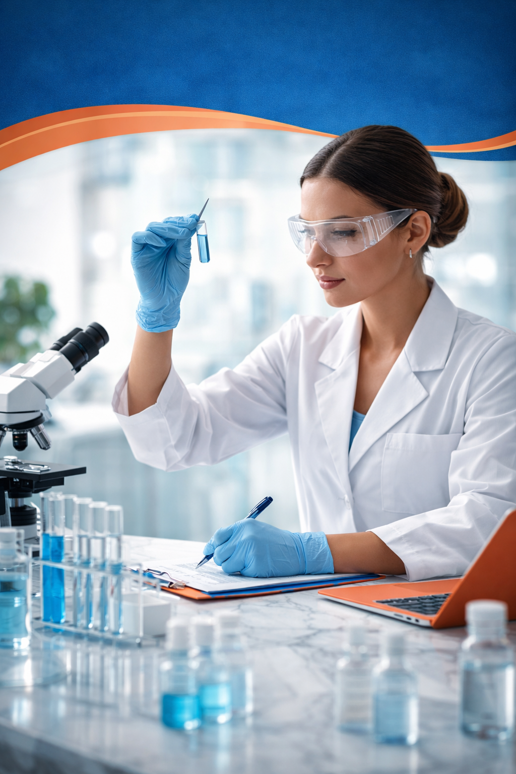 Premium Vigor Peptide quality background artwork